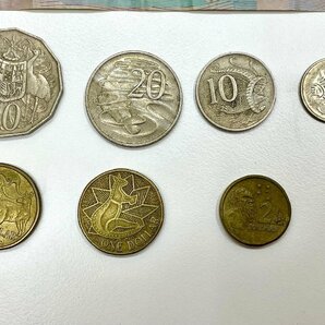 【U42833】オーストラリア紙幣 185ドル分、他、硬貨もまとめての画像5