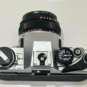 【O75077】OLYMPUS オリンパス 一眼レフ フィルムカメラ OM10 OM-SYSTEM ZUIKO AUTO-S 1:1.8 f＝50mm 動作未確認 ジャンク品の画像5