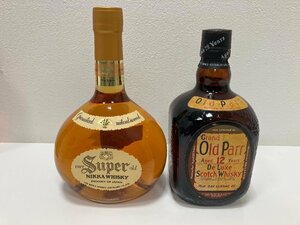 【M77002】古酒未開栓　ウイスキー　おまとめ　2本セット　OldParr　rare super old　43％　750ml