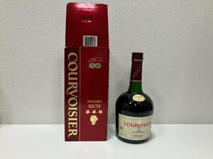 【M82808】お酒 COURVOISIER LUXEスリースター クルボアジェ COGNAC 度数40％ 700ml 未開栓