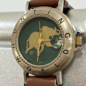 【N45087】HUNTING WORLD ハンティング・ワールド 腕時計 不動品 長期保管品 現状品 ジャンク品の画像1