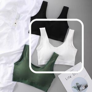 【4点セット】未使用スポーツブラジャー/フィットネスウェア/部屋着部活ブラ