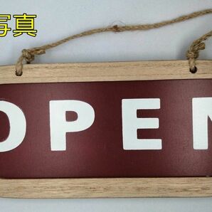 オープン 看板 OPEN CLOSED 開店 閉店 店舗 インテリア 木製
