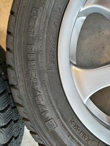 スタッドレスタイヤ、アルミホイール4本セット　175/65R14　07年28週製造　溝7㎜以上　4穴　PCD100対応　OFFSET42_画像2