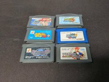 GBA マリオカートアドバンス , 爆転シュート ベイブレード , ロックマンエグゼ 4 , パワプロクン ポケット 4 等 / 6本セット / fb059_画像1