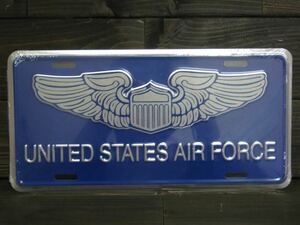 USエアフォース US AIR FORCE アメリカ プレート 看板 ディスプレイ