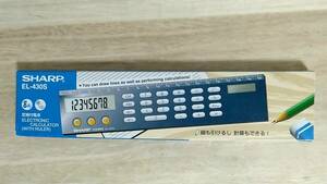 [m13147y k] unused goods * SHARP EL-430S ruler attaching calculator sharp 