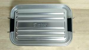 [m13058y x]ske-ta-(Skater) aluminium коробка для завтрака серебряный 600ml размер :10.8×17.2×5.6cm