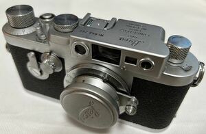 Leica ライカ IIIg 3g バルナック型 レンジファインダーカメラ /レンズ Leitz Elmar f=3,5cm 1:3,5 ボディセット 中古品 動作未確認品