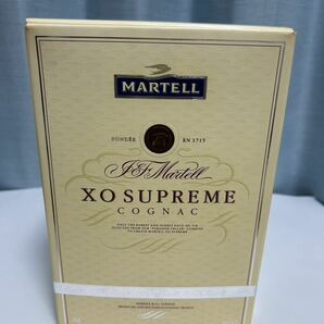 MARTELL マーテル XO SUPREME スプリームCOGNAC ブランデー 40% 700ml 未開栓 古酒の画像2
