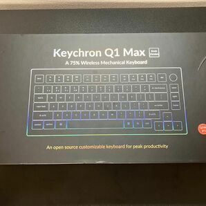 Keychron Q1 Max QMK/VIA ワイヤレス カスタム メカニカルキーボード（US ANSI 配列） 赤軸