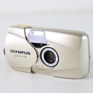 【通電OK】OLYMPUS M[mju:]-Ⅱ MULTI ALL-WEATHER 35mm 1:2.8 オリンパス コンパクト フィルムカメラ レトロ 主務 撮影 趣味 030JLGJH52の画像1