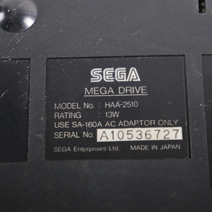 SEGA MEGA DRIVE 16-BIT HAA-2510 セガ メガドライブ ゲーム機 本体 テレビゲーム 003JYNJO32の画像4