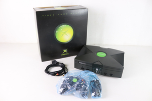 [ beautiful goods / operation OK]XBOX MICROSOFT CORPORATION F23-00066 video game system game machine light-hearted short play -la- box attaching 004JIDJH00