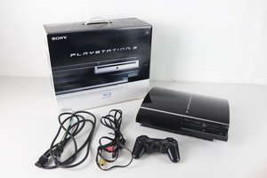 【動作未確認】SONY PS3 CECHA00 ソニー 箱付き 本体 コントーラー ACアダプタ 60GB プレステーション ゲーム 010JSLJH15