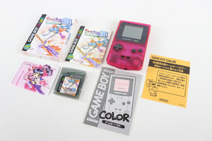 *[ operation not yet verification ]Nintendo GAMEBOY COLOR GCB-001 Sakura Taisen GB Game Boy color Cherry pink game retro 025JIFJH10