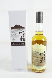 [ not yet . plug goods ]YAMAZAKURA ASAKA single malt japa needs whisky cheap piled 2023 edition alcohol 50% 700ml sake 010JQNJO55