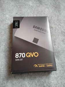 SAMSUNG SSD 870QVO 2TB新品未使用