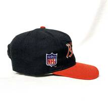 ■ 未使用 デッドストック ビンテージ 韓国製 PRO LINE NFL Bengals ベンガルズ 刺繍ロゴ スナップバック キャップ アメフト ONS SIZE ■_画像3