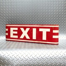 看板 メタルサイン「Exit」HFT-337 縦18×横57.5×奥行き4cm スチール製 ヴィンテージデザイン 屋内仕様 店舗装_画像4