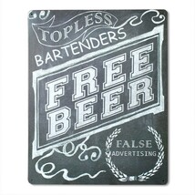 看板 メタルサイン 「FREE BEER」 #98491 縦38cm×横30.5cm フリービア ブリキ看板 店舗装飾 壁面ディス_画像1