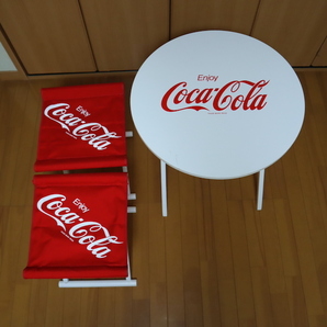 ■当時物 コカ・コーラ テーブル＆イス ３点セット＠Coca-Colaの画像9