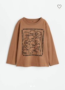 H&M キッズ　長袖Tシャツ　恐竜