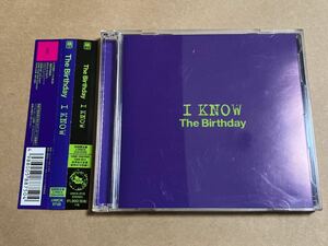 CD+DVD THE BIRTHDAY / I KNOW UMCK9735 初回限定盤 チバユウスケ ミッシェルガンエレファント ジャケットツメ跡あり ケースすれ