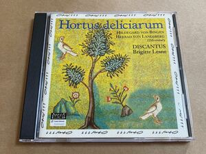 CD HORTUS DELICIARUM ・DISCANTUS OPS30-220 BRIGITTE LESNE 盤面小キズ多い