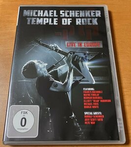 輸入 DVD MICHAEL SCHENKER / TEMPLE OF ROCK LIVE IN EUROPE INAK 6187 リージョン0 135 min.