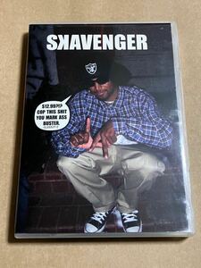 DVD SKAVENGER SKVR BMX : SKINNY : RONE : OBA STANLEY : BIG JAMES : BOB SCERBO record surface scratch many case . distortion equipped 