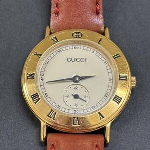 【美品】 GUCCI グッチ 腕時計 3000.2.L レディース クオーツ アイボリー文字盤 ヴィンテージ 現状品の画像1