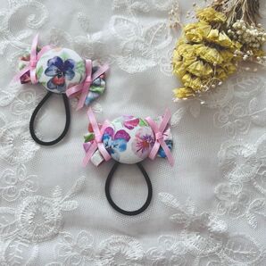 79.キャンディヘアゴム リバティ シンクオブミー あめちゃん