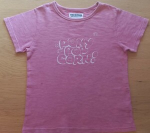 PONY GO ROUND　ポニーゴーラウンド　半袖　Tシャツ　XL　130　ピンク　アメカジ　ポップコーンT