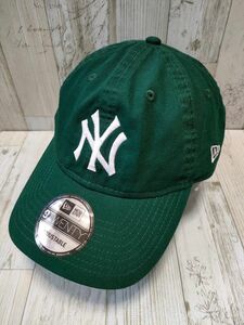 NEW ERA 9twenty ヤンキース グリーン キャップ