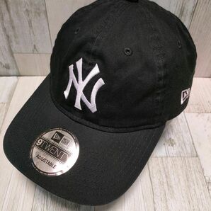 NEW ERA 9twenty NY ヤンキース 黒 キャップ