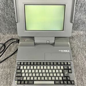 NEC 旧型ノートパソコン PC-9801LX4 パーソナルコンピュータ NOTE 当時物 レトロノートブック の画像1