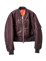 TAKAHIROMIYASHITA TheSoloist. two-way cropped bomber jacket. maroon 50 ソロイスト ボマージャケット MA-1 フライト アウター 23AW_画像1