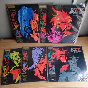 ki.KEY THE METAL IDOL Ver.1~Ver.11 till. LD5 pieces set! laser disk anime 