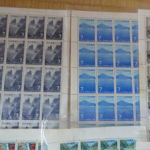 日本切手 未使用シート バラ 国立 国定公園 記念切手 いろいろ 5080円分 ①の画像2