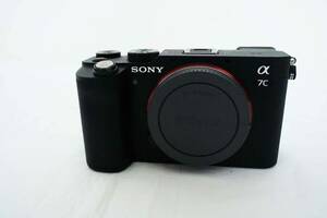 【 美品・新品購入後使用一回のみ 】SONY α7C ボディー ブラック ILCE-7C 元箱付 ソニー