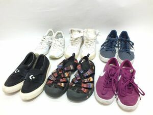 n3984 【ジャンク】Nike ナイキ CHEVRON コンバース New Balance ニューバランス 他スニーカーまとめ6足 [150-240419]