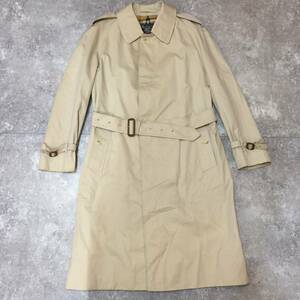 Burberry’ｓ バーバリーズ 【men1207D】 トレンチコート ロングコート ノバチェック ENGLAND製 Vintage ヴィンテージ メンズ REG48 HC