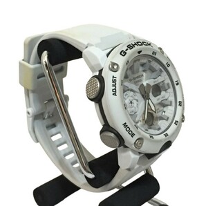 【1円スタート】G-SHOCK 【men1233D】 GA-2000S-7AJF CASIO カシオ 腕時計 アナデジ モノトーンカラー メンズ 時計 中古 ホワイト GBの画像3