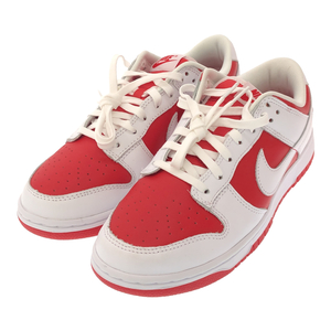 NIKE ナイキ 【men1210D】 DD1391-600 DUNK Low Gym Red ダンクロゥ ローカットスニーカー 靴 メンズ シューズ 26.5 ホワイト レッド HM