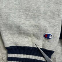 Champion チャンピオン 【men707TA】 90's RW リバース スウェット トレーナー USA リブカラー 切替 リブライン 刺繍ロゴ ヴィンテージ AG_画像9