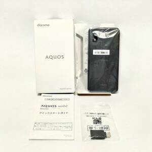 【新品♪未使用品】シャープ　スマホ　AQUOS Wish2 SH-51C チャコールカラー docomo メモリー4GB ストレージ64GB　5G　★FH