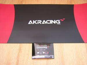 【新品】カプコン限定 AKRacing デスクマット レッド　約40×90cm★Ｋ1