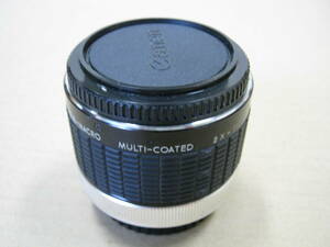 ＹＭ１６中古シグマ　ＳＩＧＭＡ　ＴＥＬＥ－ＭＡＣＲＯ　ＭＵＬＴＩ－ＣＯＡＴＥＤ　２Ｘ－１：１　ＦＯＲ　ＣＡＮＯＮ　レンズ　