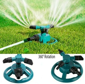 5 piece set! sprinkler green 360 rotation lawn grass raw .. water sprinkling water gardening automatic garden tool garden tool adjustment agriculture flower wide range nozzle vegetable 